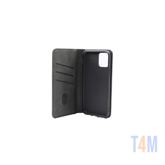 LEATHER FLIP COVER WITH INTERNAL POCKET FOR APPLE IPHONE 12 MINI